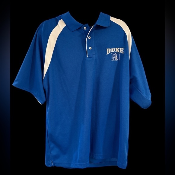 Duke Men’s Polo by Starter.  Blue Large‎ Excellent Condition - Picture 1 of 3